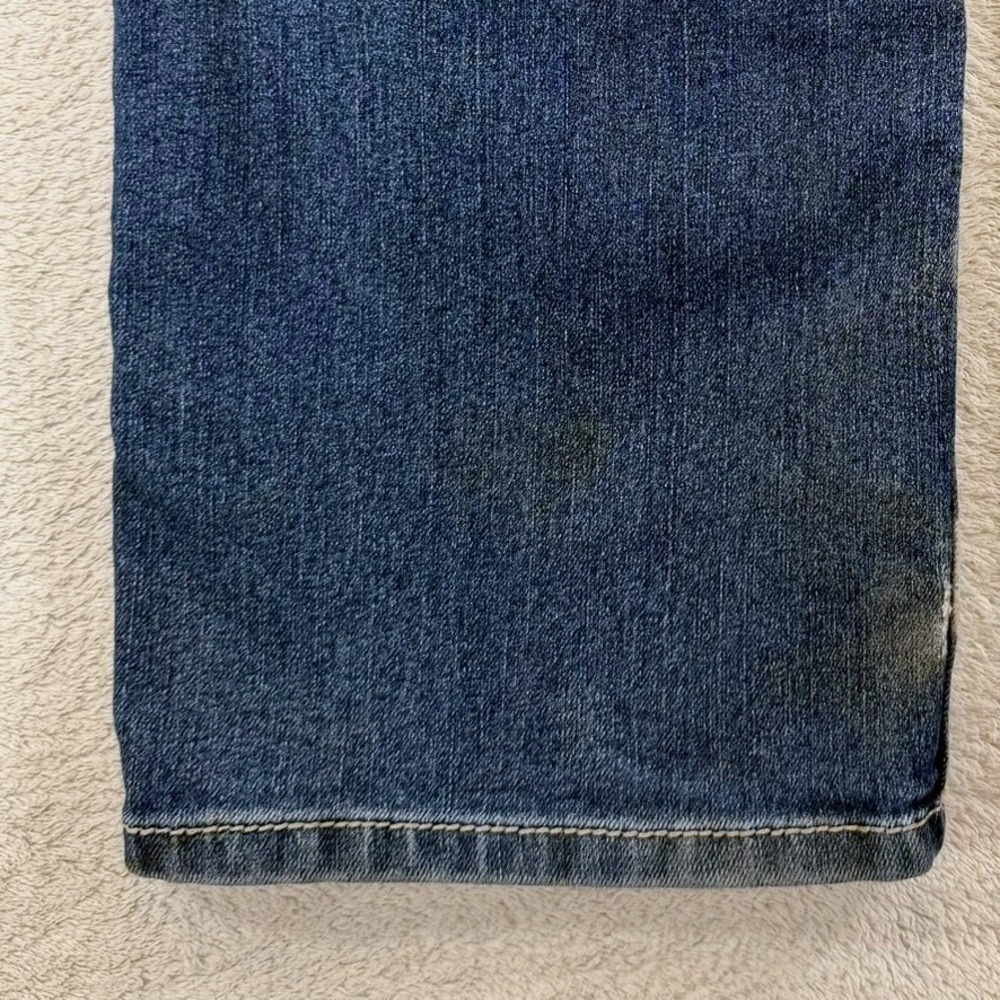 Ariat Rebar Riveter Straight Leg Jeans Nightride Mid Rise Blue Denim 32R - Picture 12 of 16